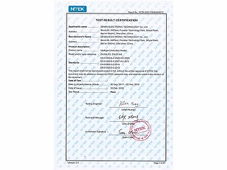 CE Test Result-220V